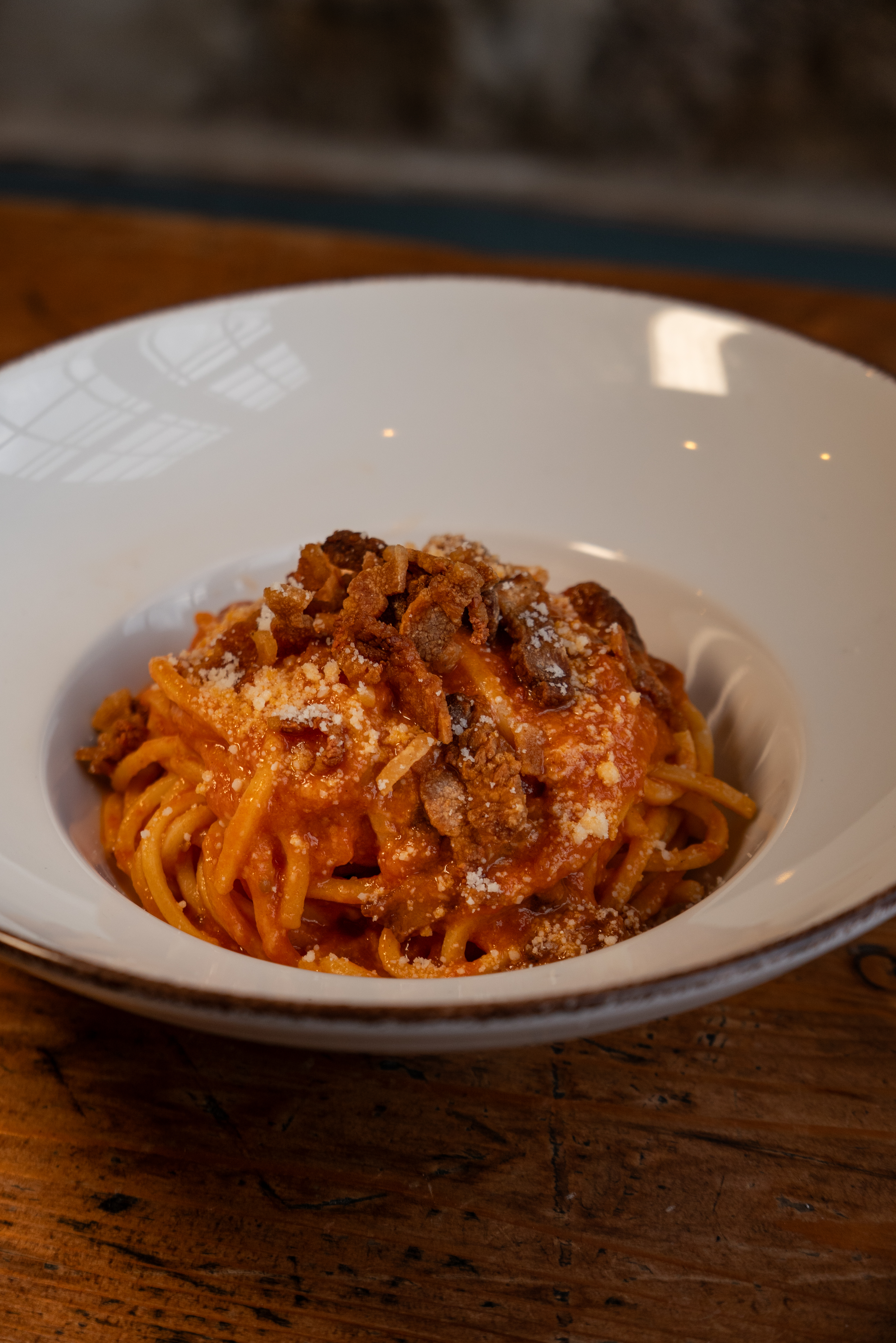 Primo romano servito a pranzo